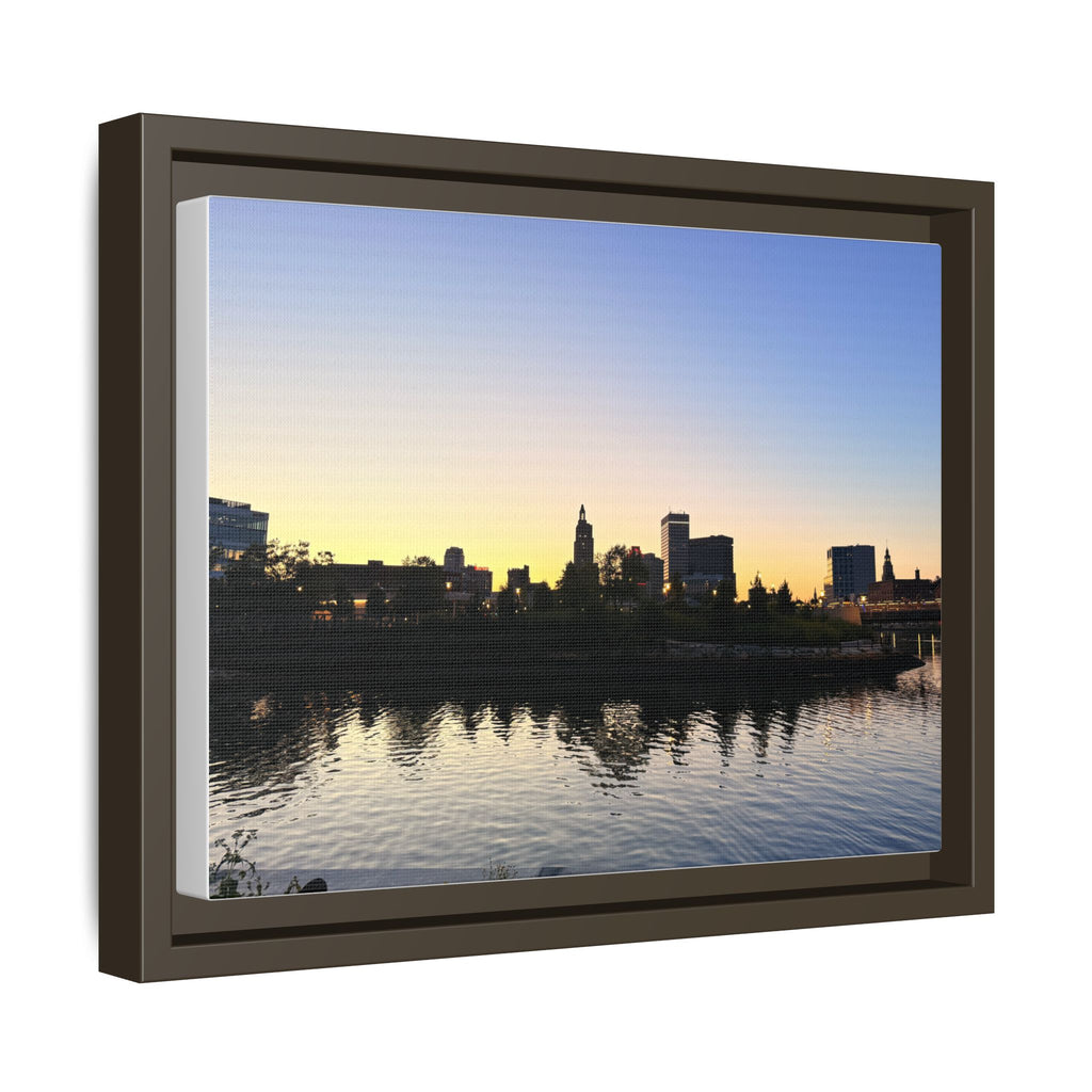 City Skyline Sunset Wall Art