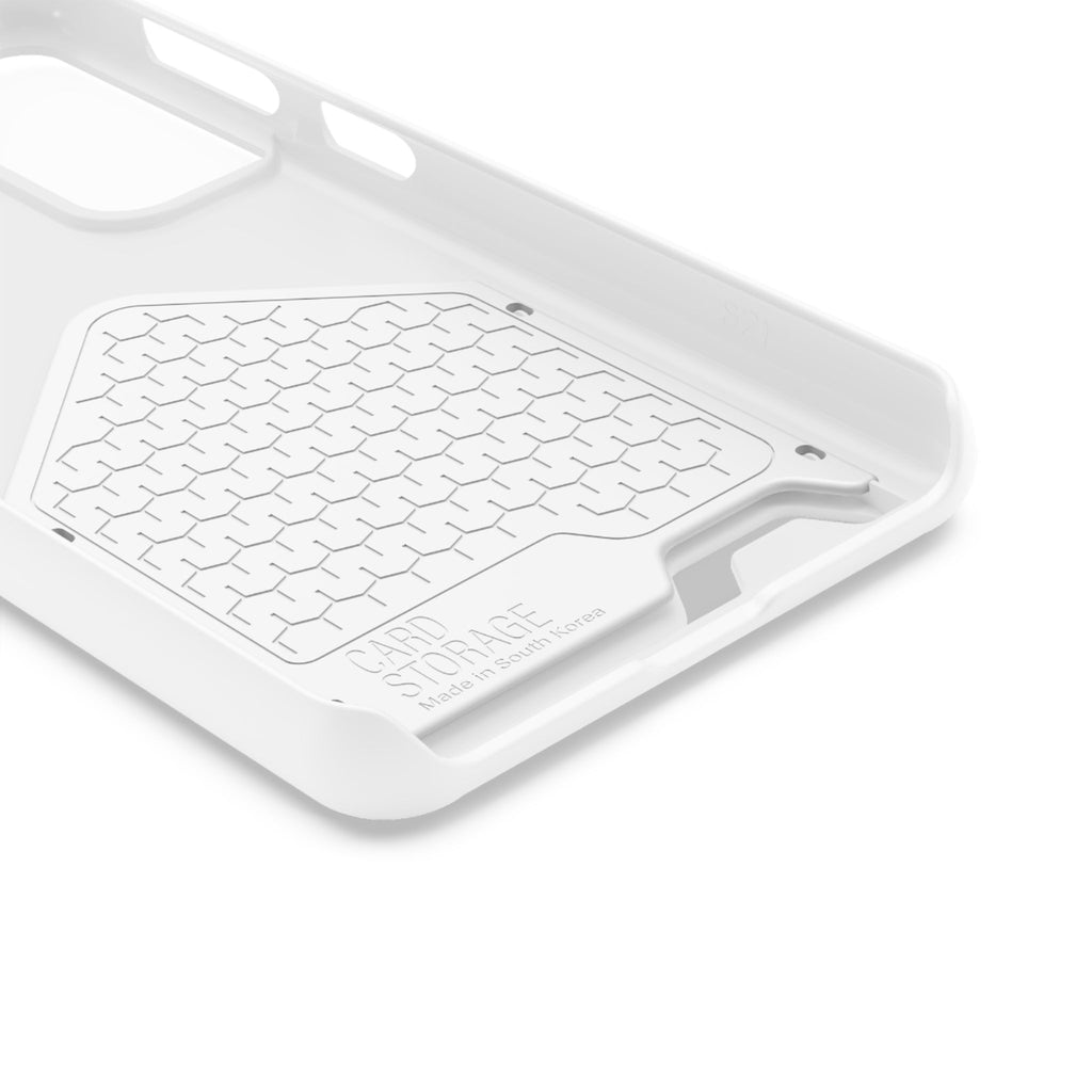 Minimal White Wallet Phone Case