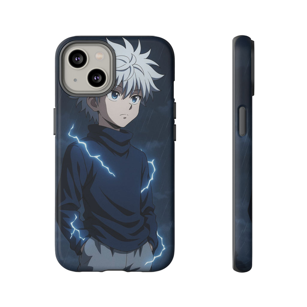 Anime Phone Case Featuring Lightning Design,