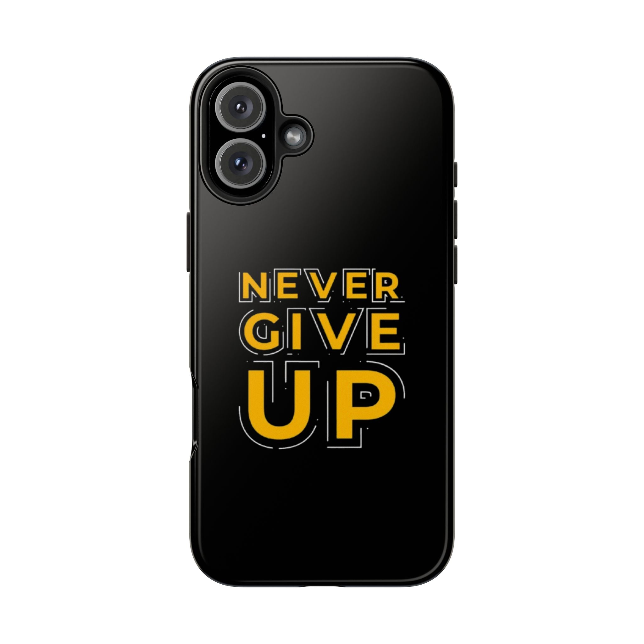 Never Give Up Tough Phone Cases | Motivational Gift for Him or Her, Phone Covers, Inspirational Accessories, Custom Mobile Cases, [...]