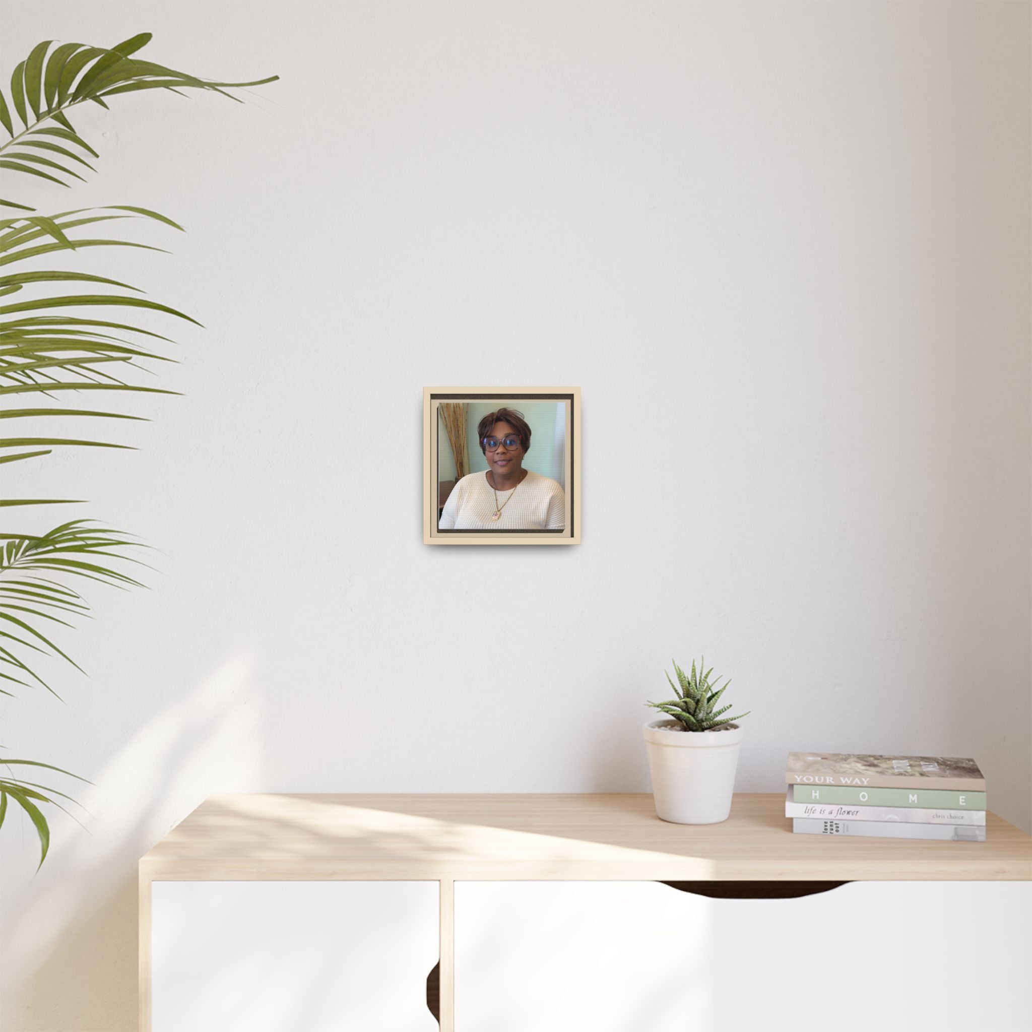 Framed Matte Canvas Portrait Print — Personalized Wall Art Gift