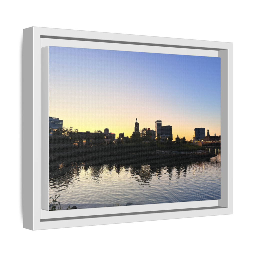 City Skyline Sunset Wall Art