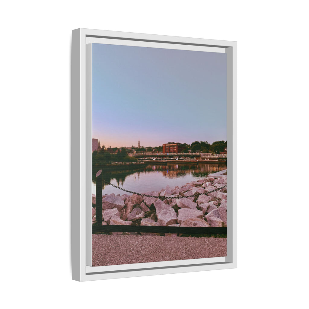 Tranquil Harbor Sunset Wall Art