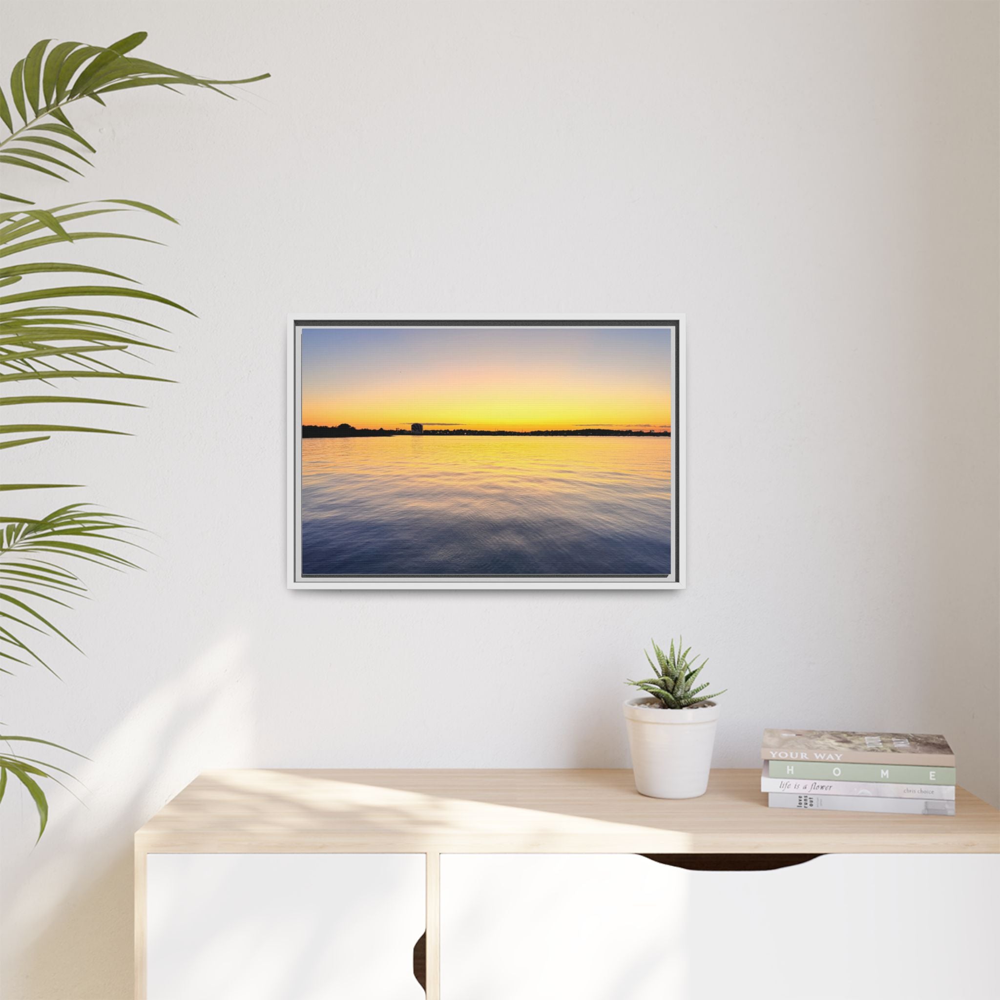 Matte Canvas, Framed (Multi-color)