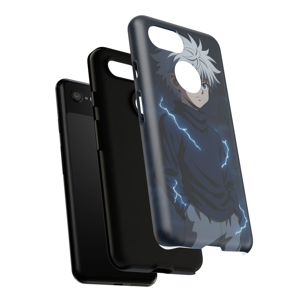 Anime Phone Case Featuring Lightning Design,