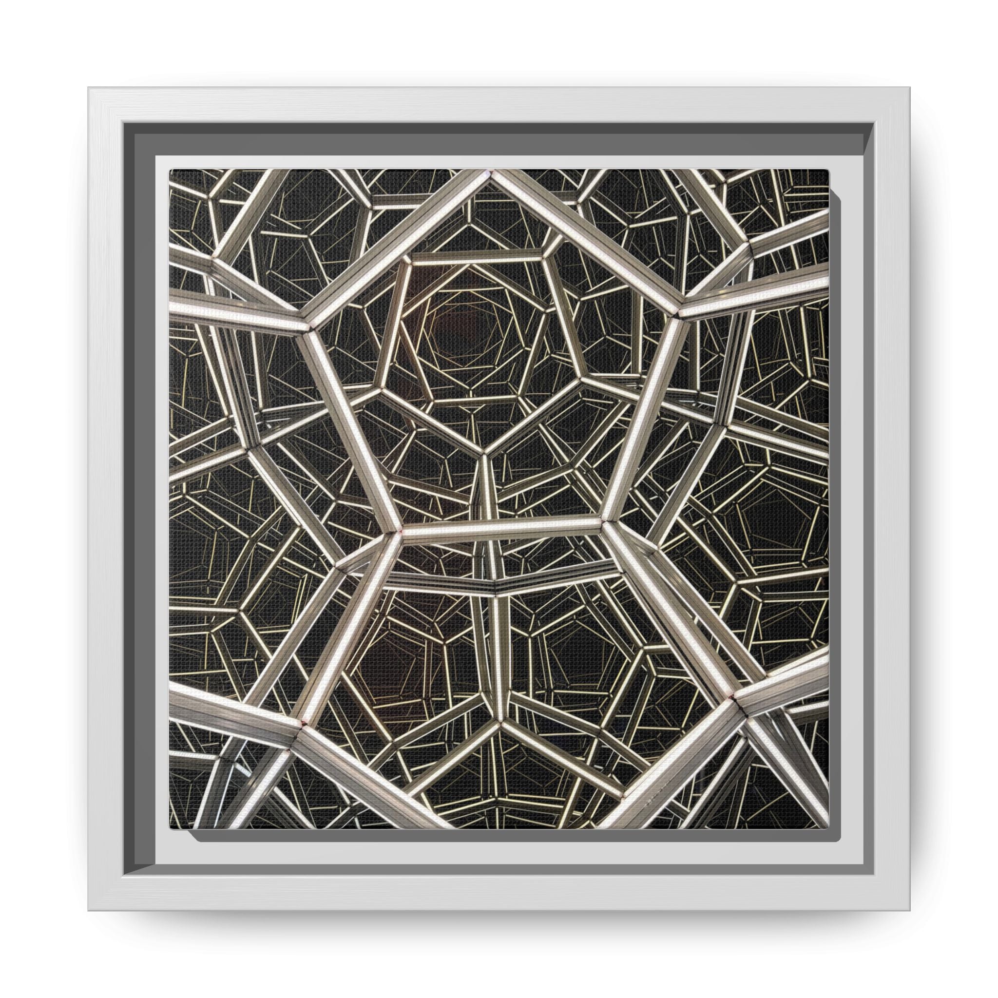 Framed Wall Art Print, Modern Geometric Canvas, Abstract Home Decor, Unique Gift, Stylish Office Art, Contemporary Room Decor