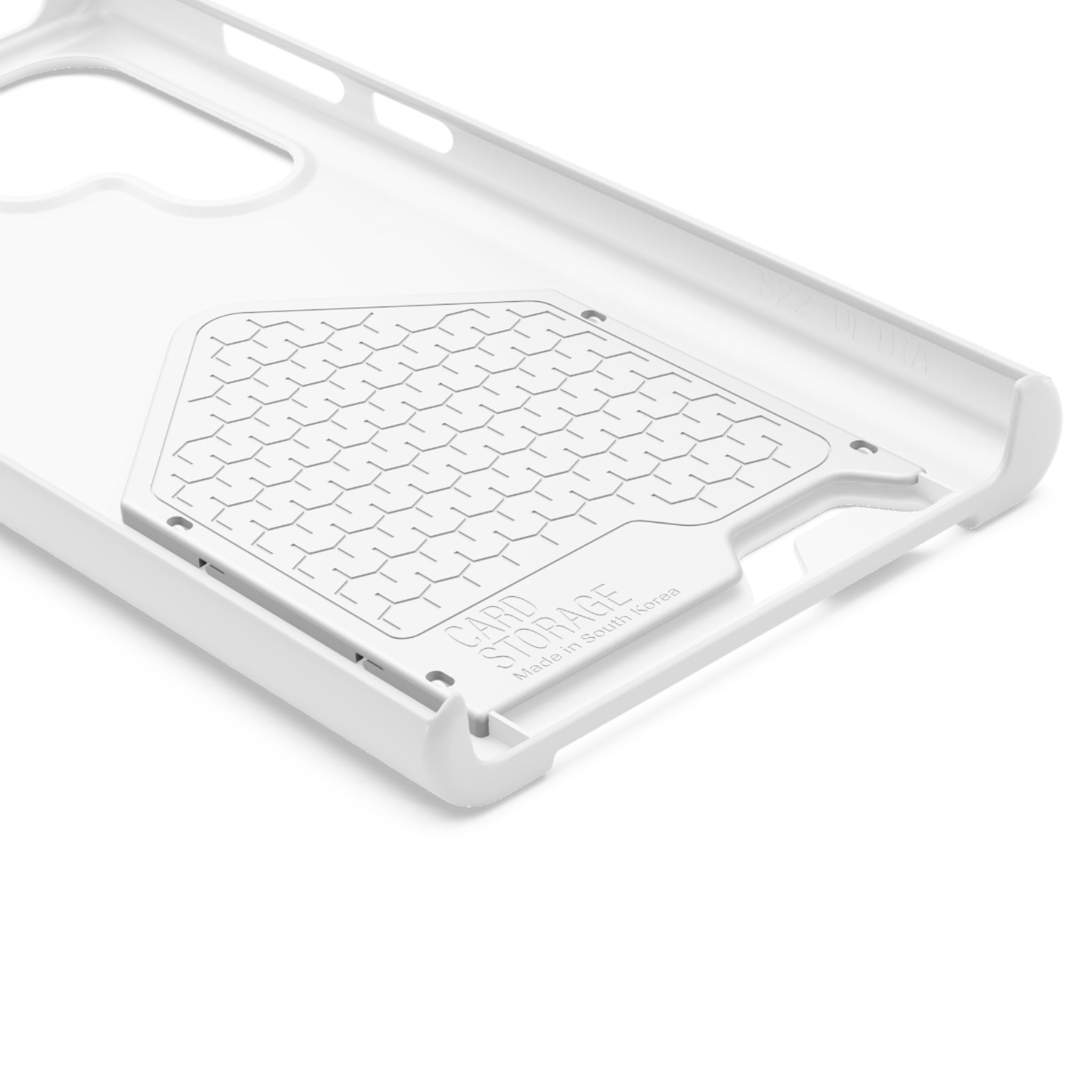 Minimal White Wallet Phone Case