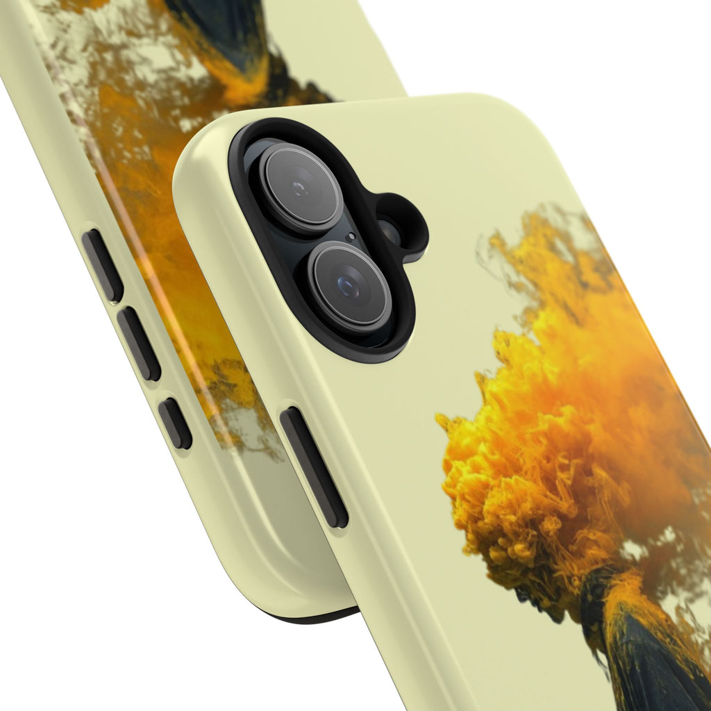 Surreal Yellow Smoke Head Protective Cover