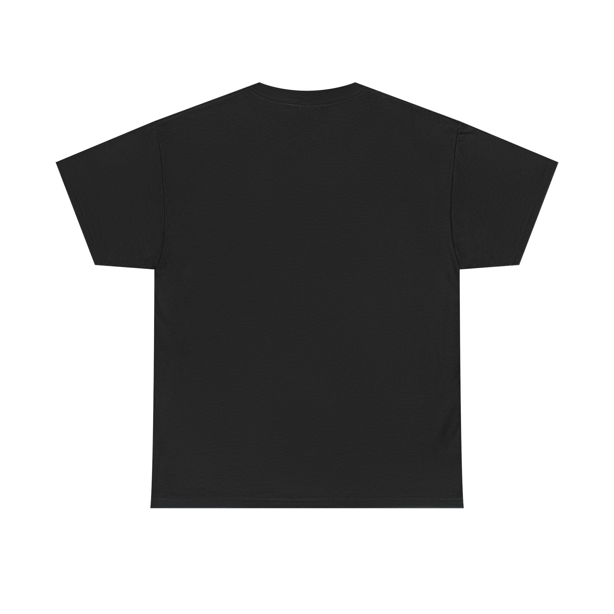 Striped Sweater Balloon Tee — Minimalist Red Balloon Graphic T-Shirt