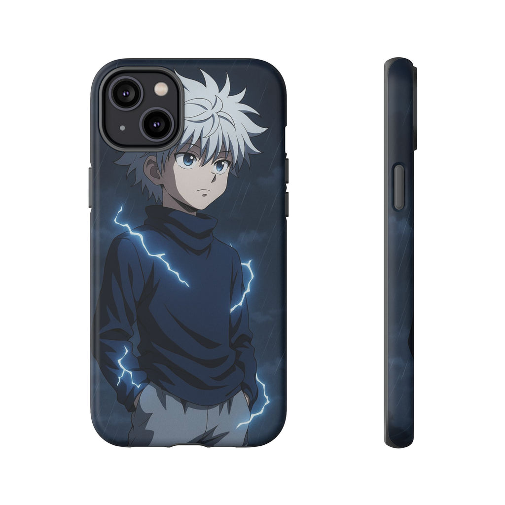 Anime Phone Case Featuring Lightning Design,