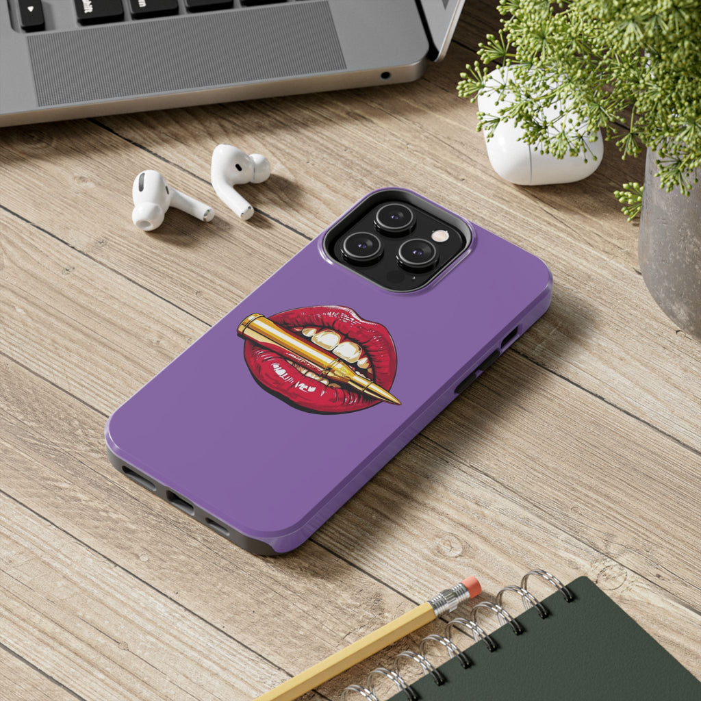 Bold Lipstick Phone Cases | Stylish Tough Cases, Phone Accessories, Birthday Gifts, Trendy Cell Phone Covers, Fashionable Tech Gear