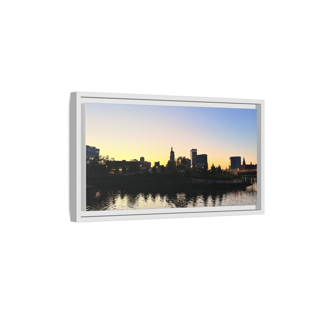 City Skyline Sunset Wall Art