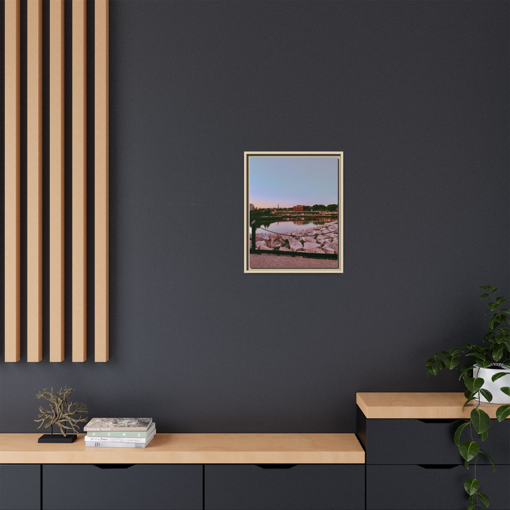 Tranquil Harbor Sunset Wall Art