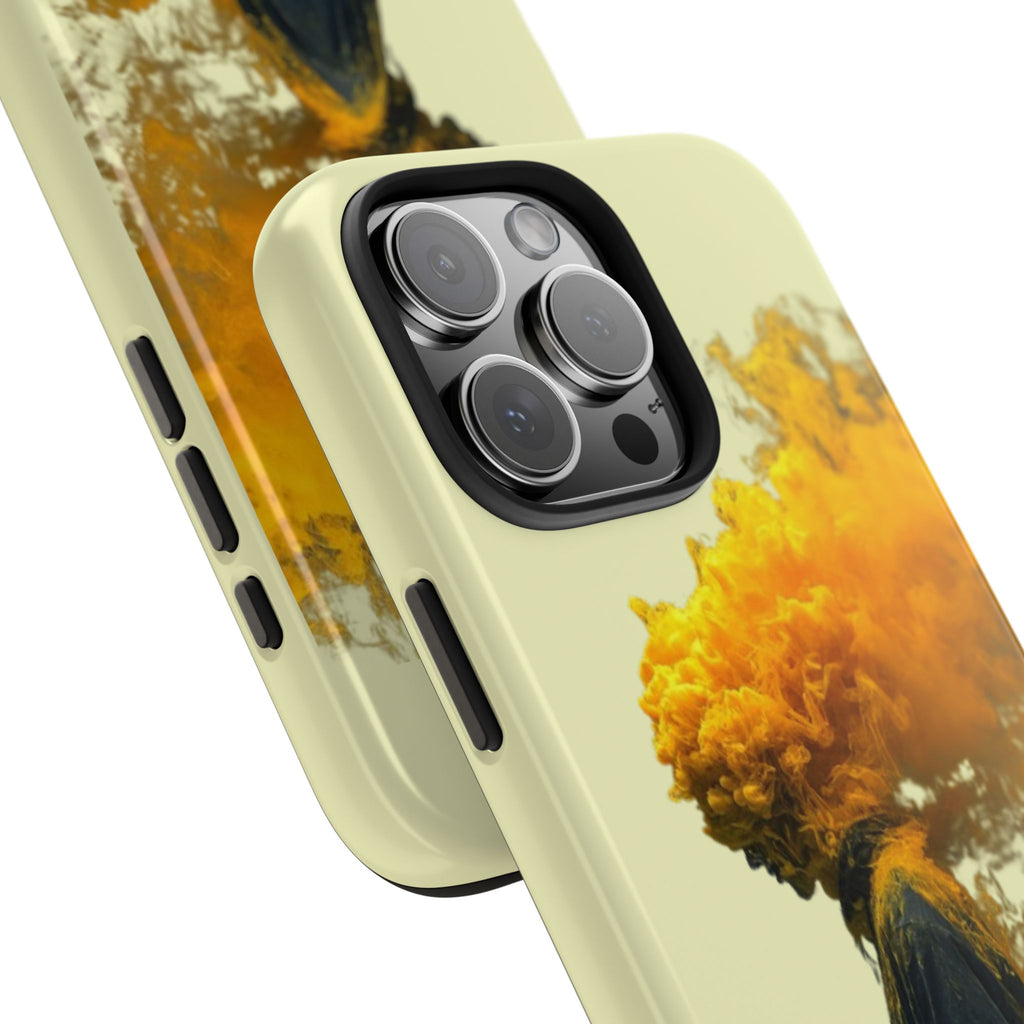 Surreal Yellow Smoke Head Protective Cover