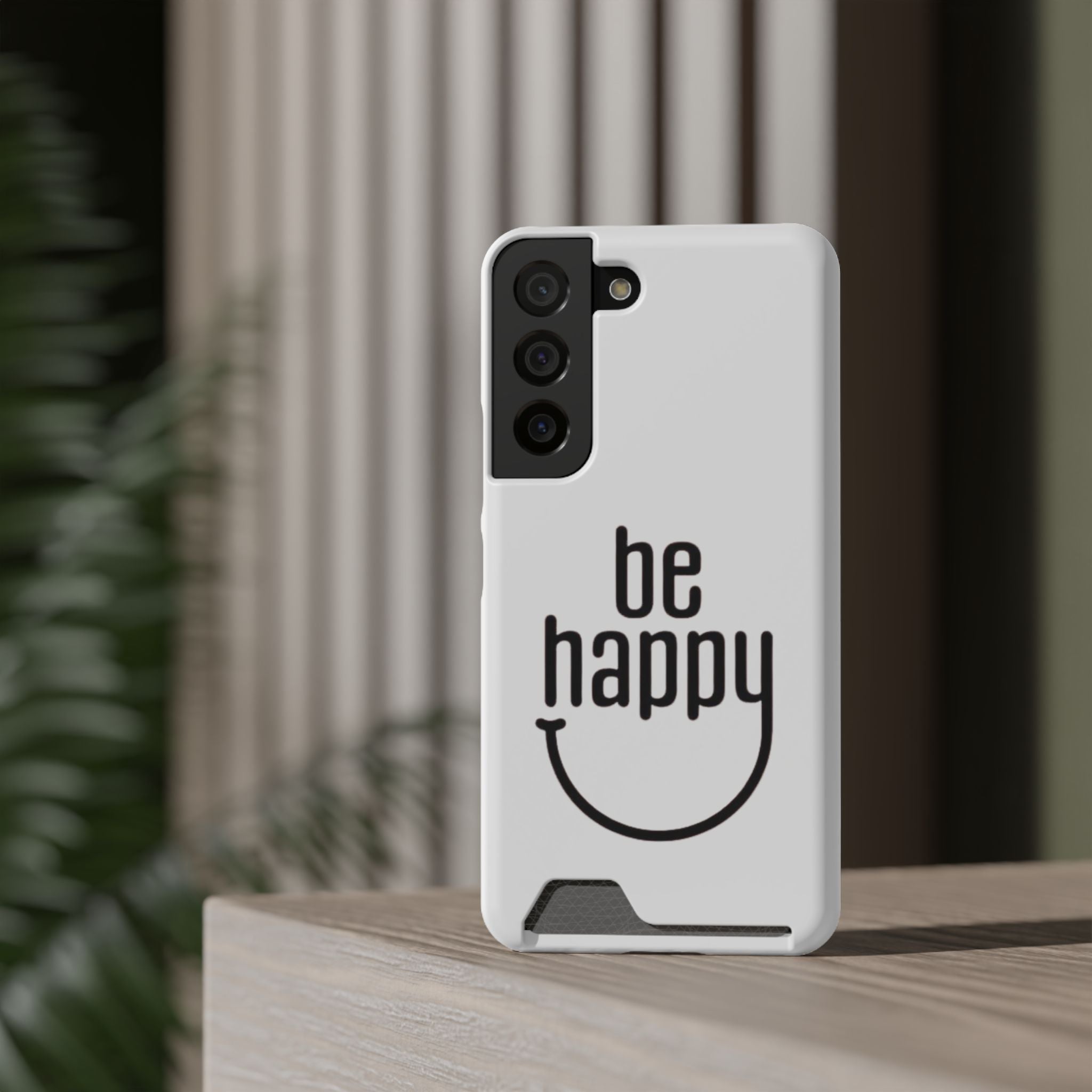 Minimal White Wallet Phone Case