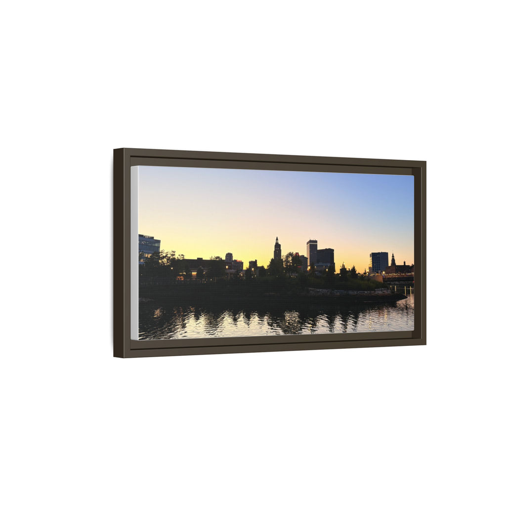 City Skyline Sunset Wall Art