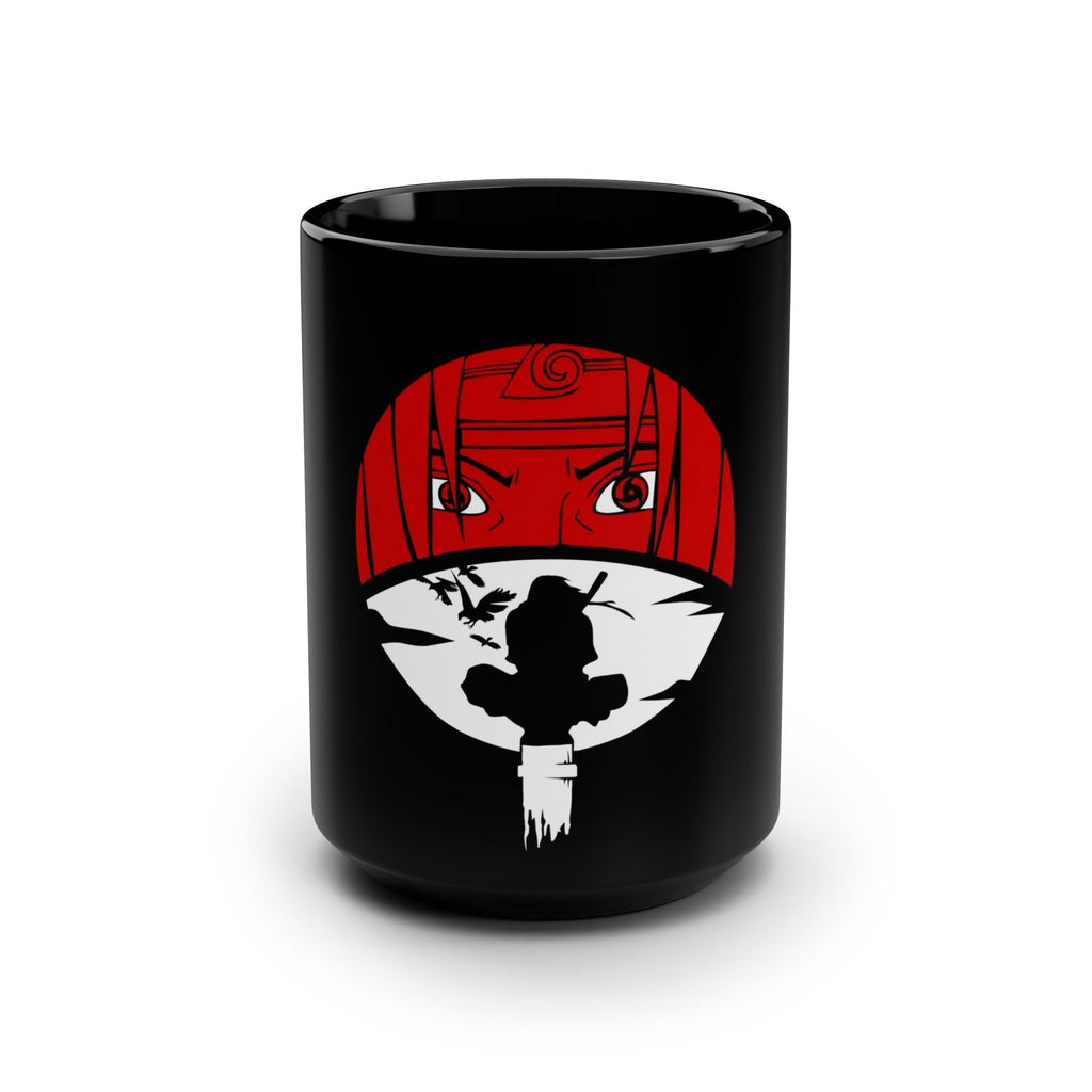 Anime-Inspired Black Mug