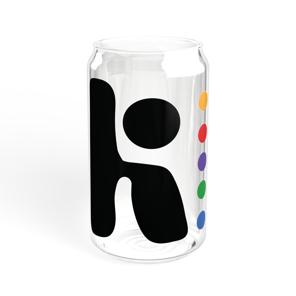 Kolore Sipper Glass 16oz | Clear Tumbler with Straw