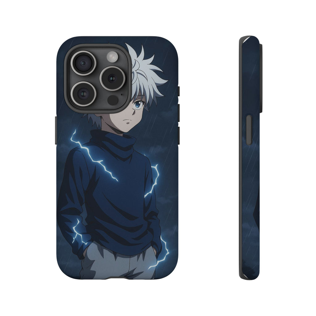 Anime Phone Case Featuring Lightning Design,