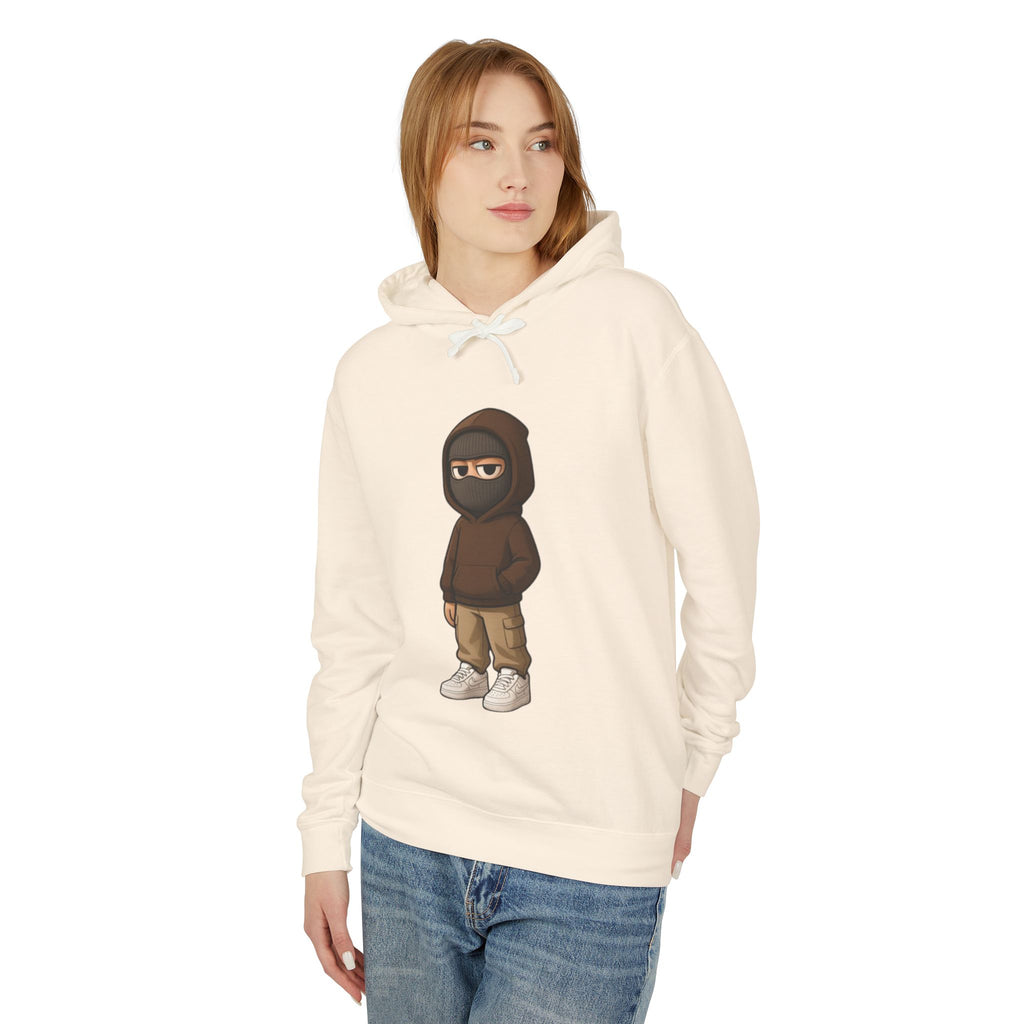 Streetwear Ninja Character Graphic Hoodie