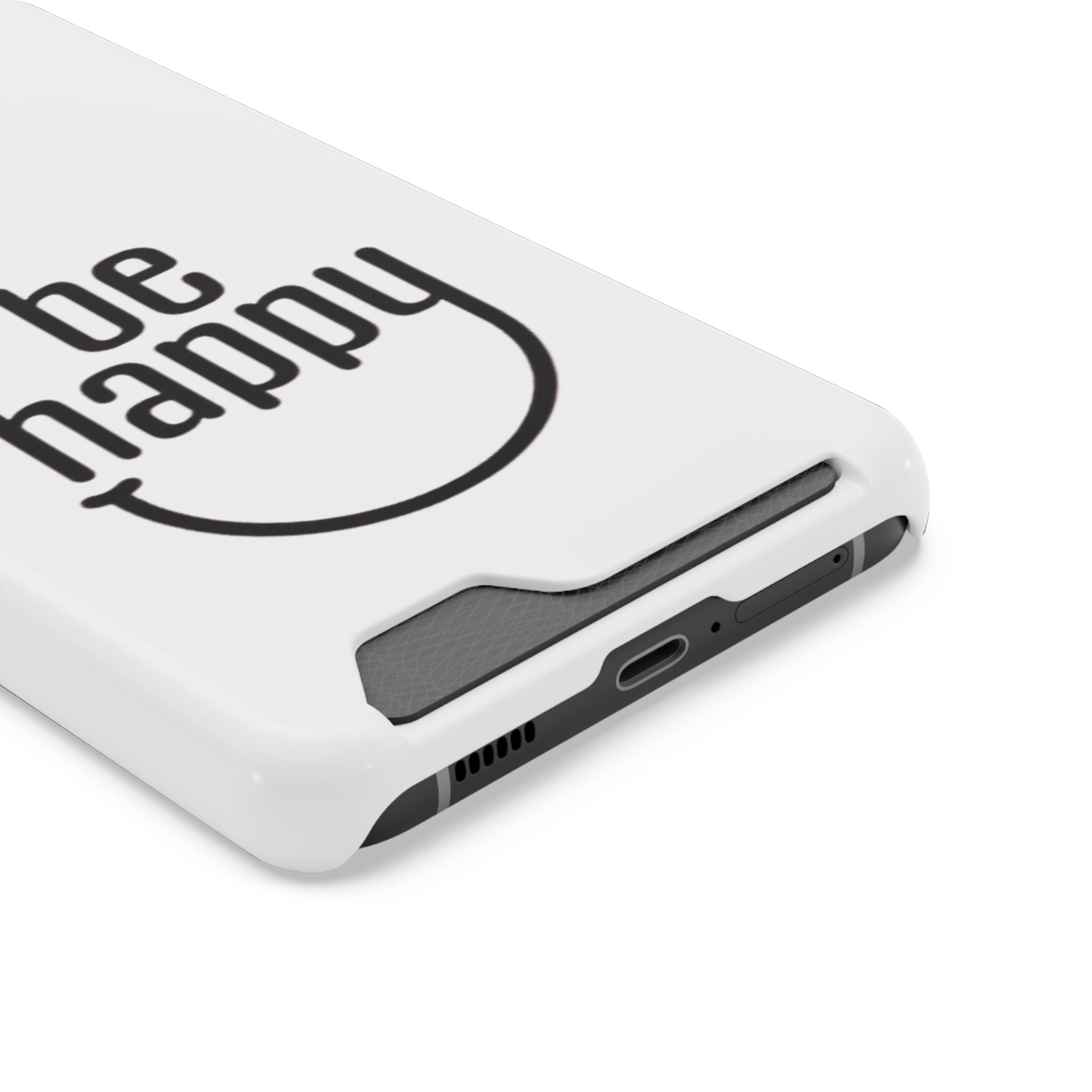 Minimal White Wallet Phone Case