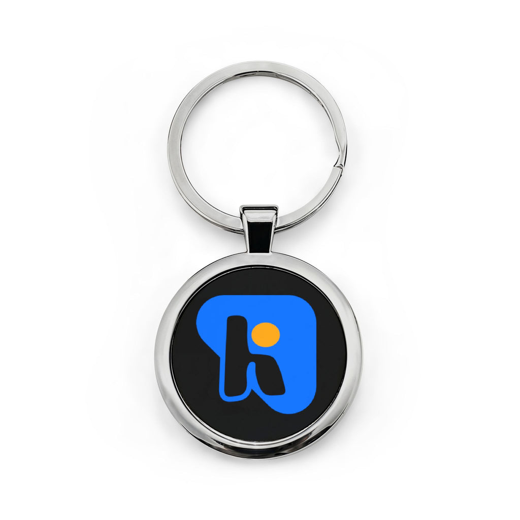 Round Stainless Steel Keychain