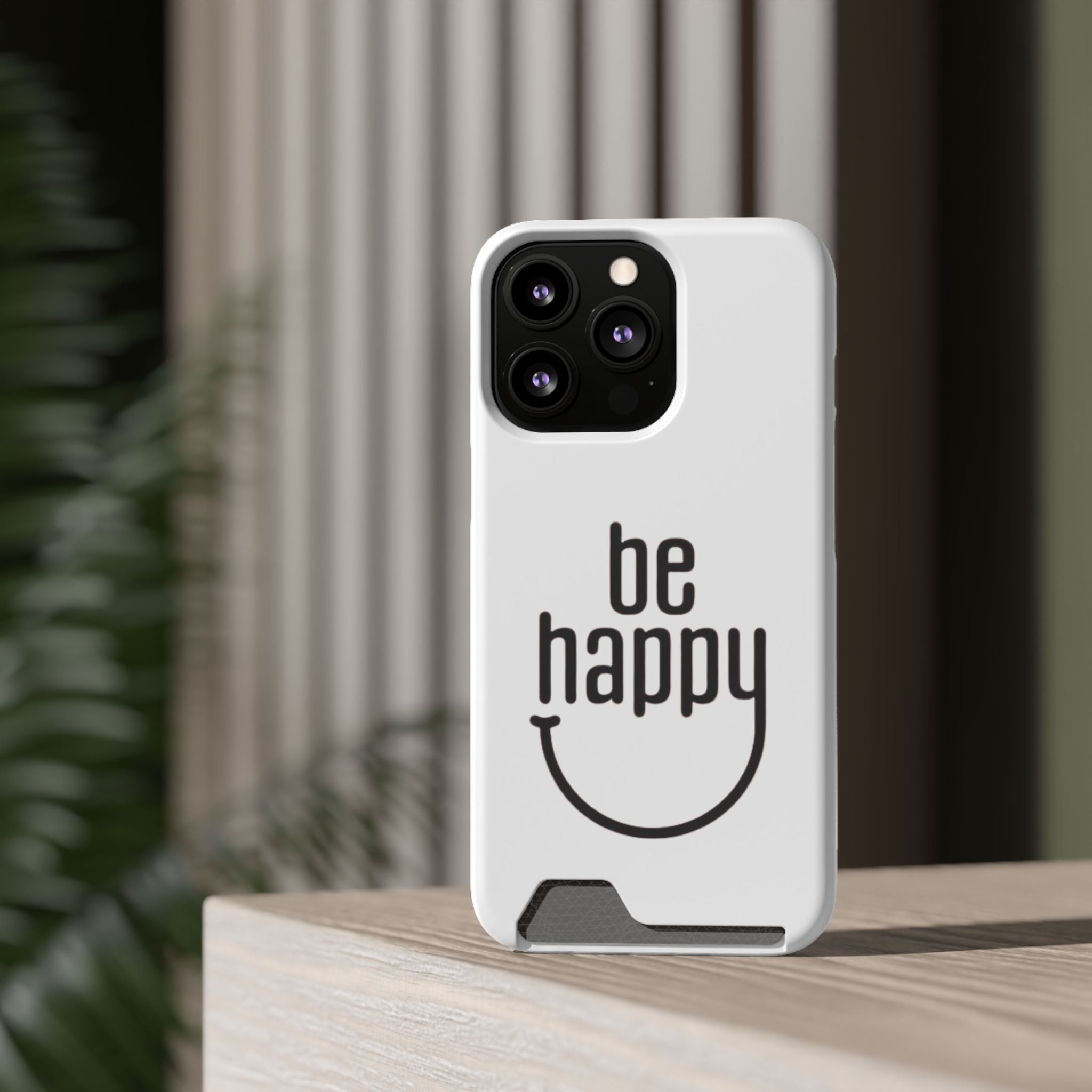 Minimal White Wallet Phone Case