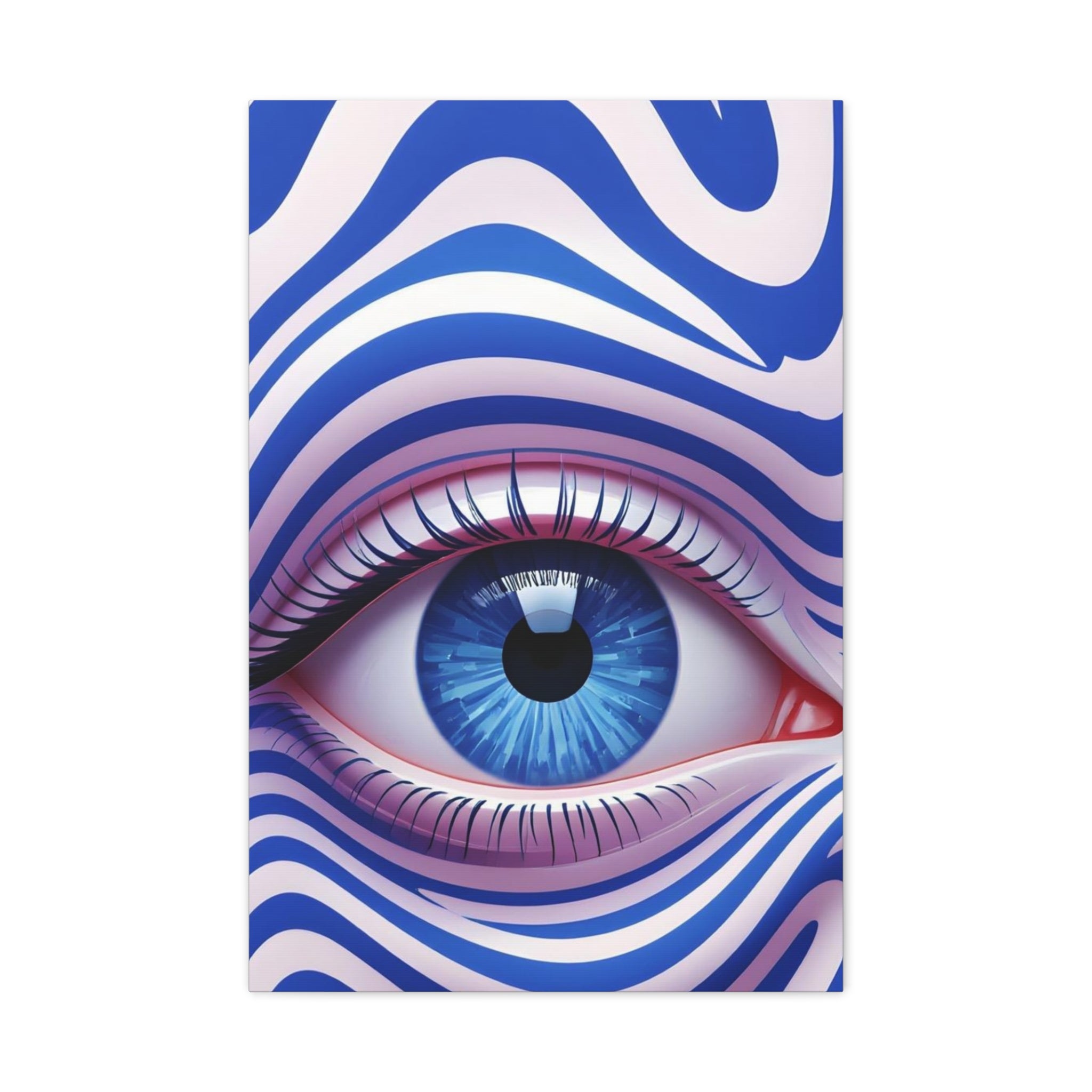 Eye-Catching Canvas Wall Art, Bohemian Home Decor, Unique Gift for Art Lovers, Funky Room Accents, Modern Wall Decor