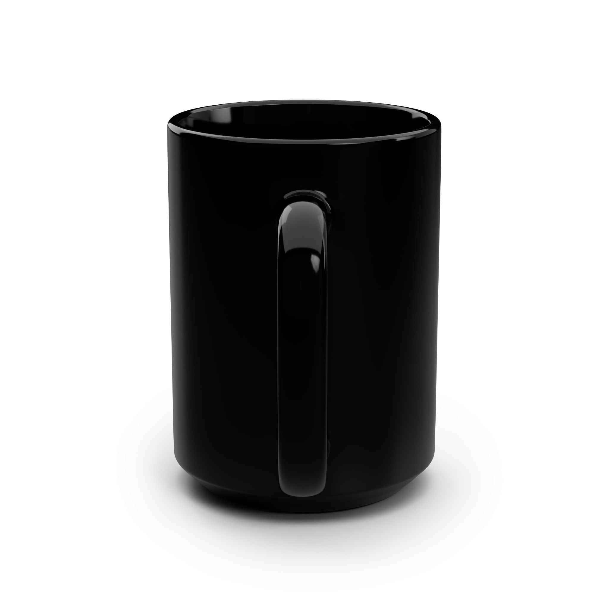 Anime-Inspired Black Mug