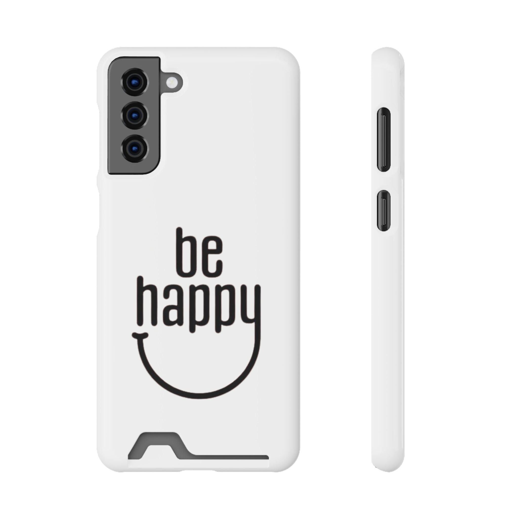 Minimal White Wallet Phone Case