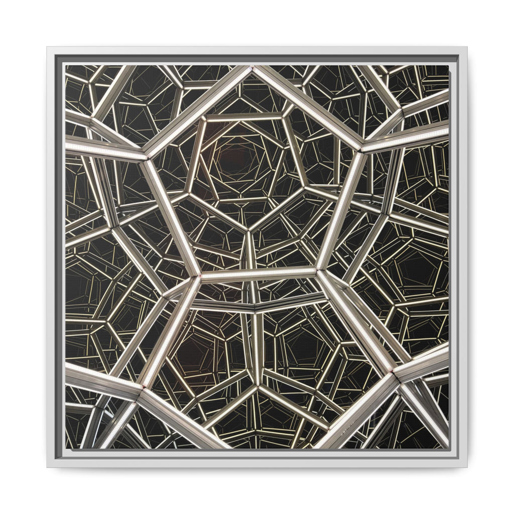 Framed Wall Art Print, Modern Geometric Canvas, Abstract Home Decor, Unique Gift, Stylish Office Art, Contemporary Room Decor