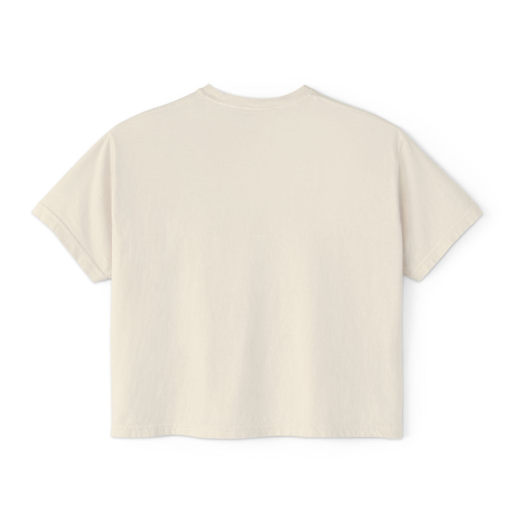 Earth Is Ghetto Women's Boxy Tee, Casual Graphic Tee, Streetwear Top, Trendy T-Shirt, Unique Gift Idea, Comfortable Everyday Wear