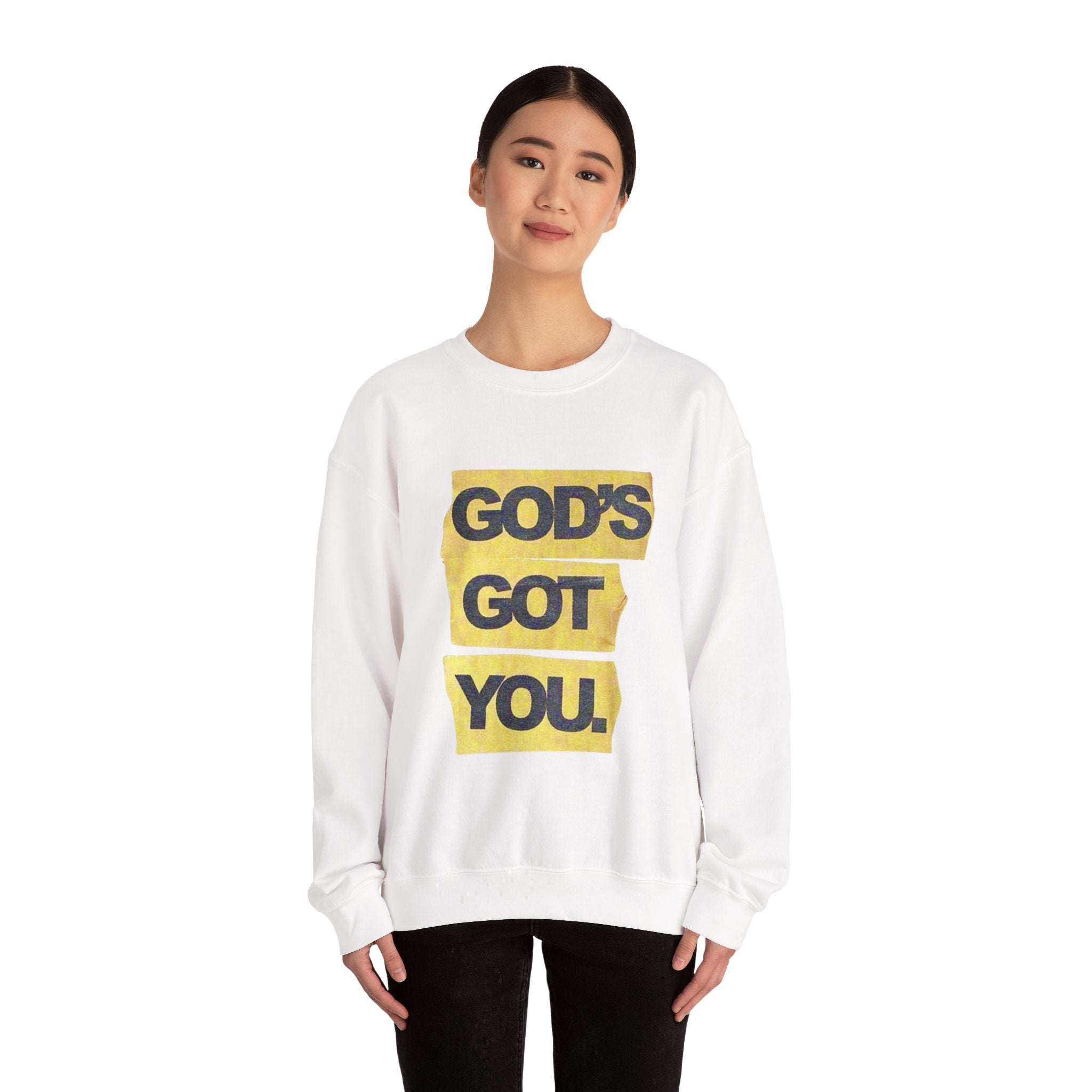 God's Got You Crewneck Sweatshirt, Inspirational Gift, Unisex Sweatshirt, Motivational Fashion, Encouragement Apparel, Cozy Everyday Wear