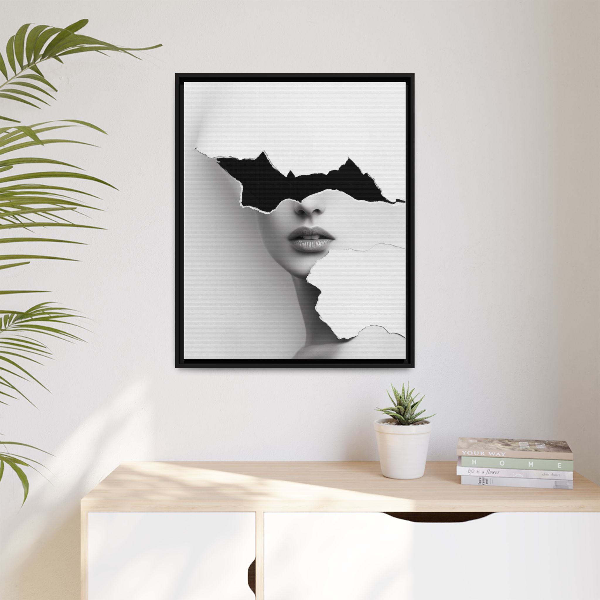Matte Canvas, Framed (Multi-color)