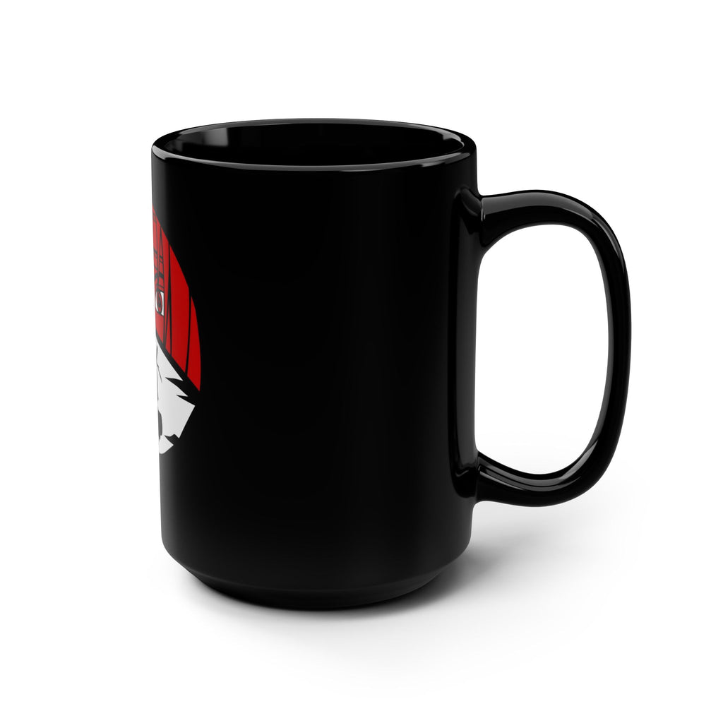 Anime-Inspired Black Mug