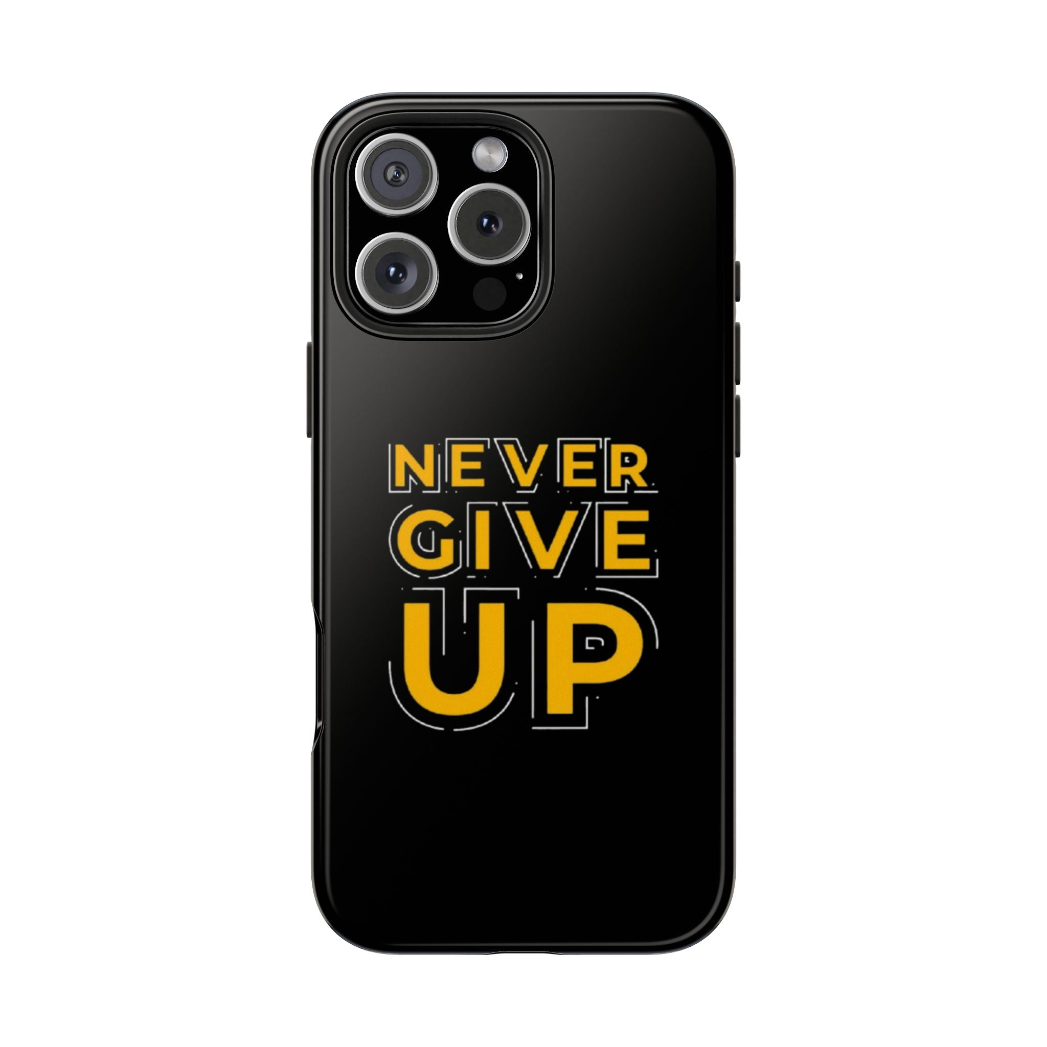 Never Give Up Tough Phone Cases | Motivational Gift for Him or Her, Phone Covers, Inspirational Accessories, Custom Mobile Cases, [...]
