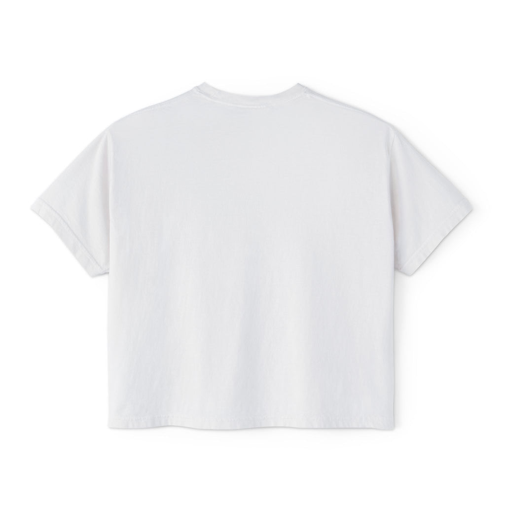 Earth Is Ghetto Women's Boxy Tee, Casual Graphic Tee, Streetwear Top, Trendy T-Shirt, Unique Gift Idea, Comfortable Everyday Wear