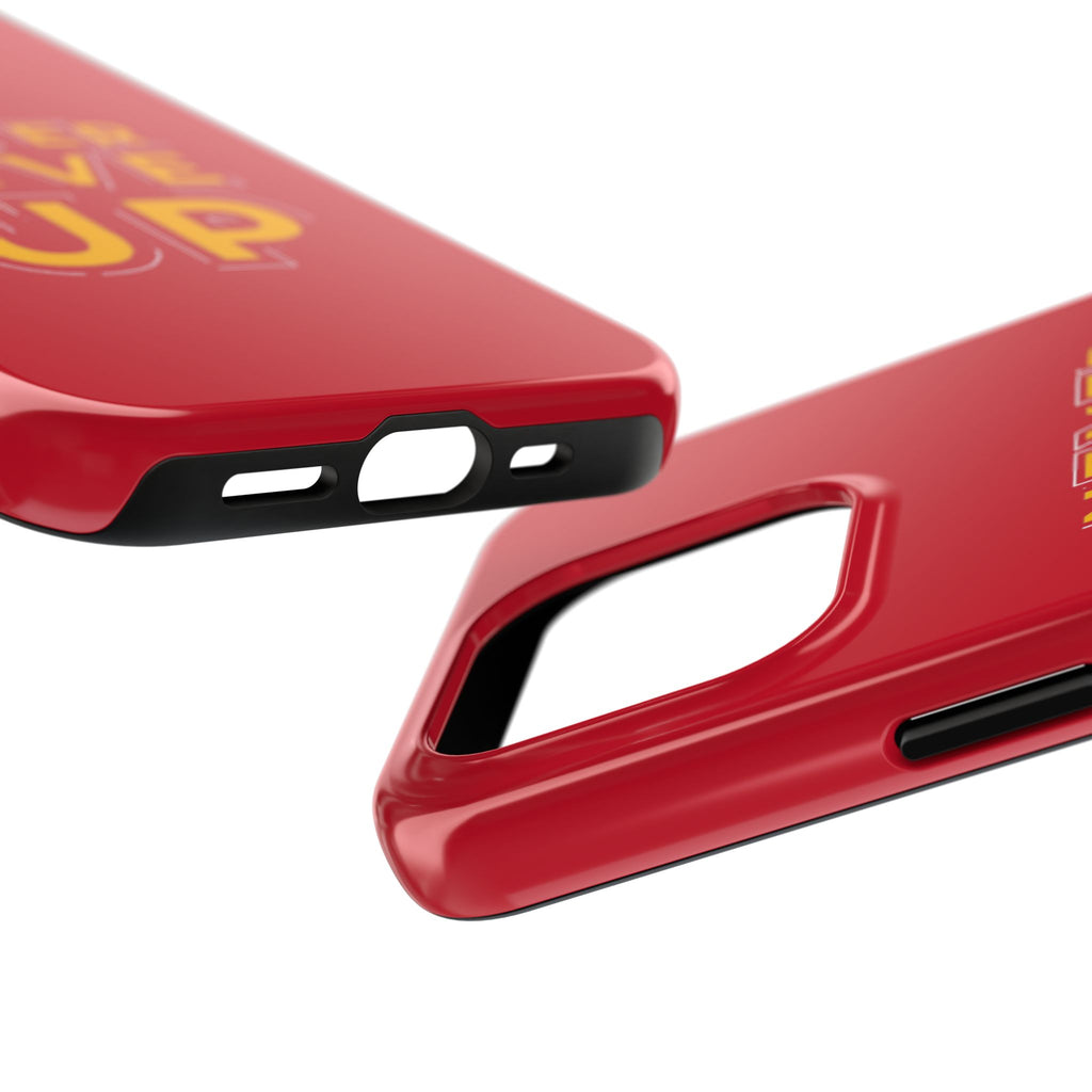 Never Give Up Tough Phone Cases – Motivational, Durable, Perfect for Gifts, Everyday Use, Inspirational Decor
