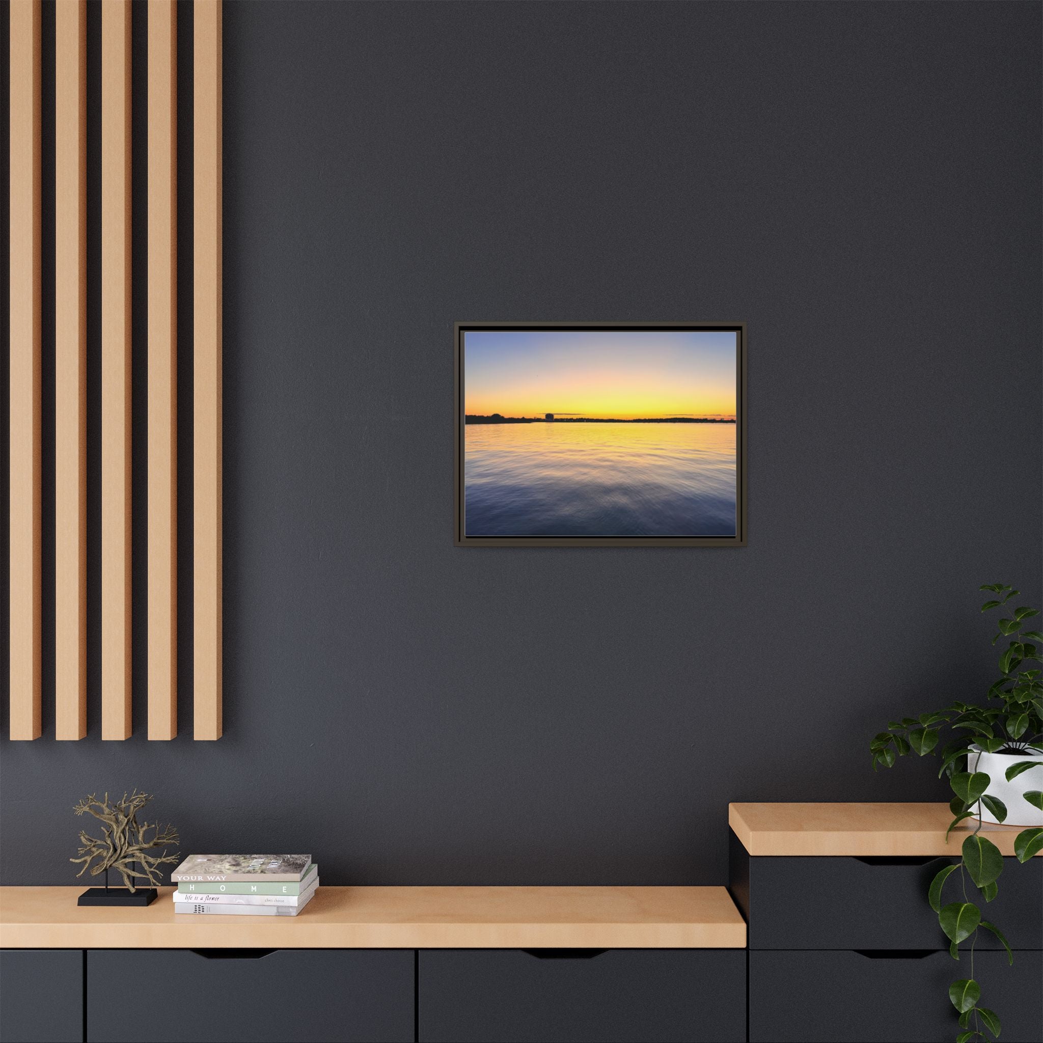 Matte Canvas, Framed (Multi-color)