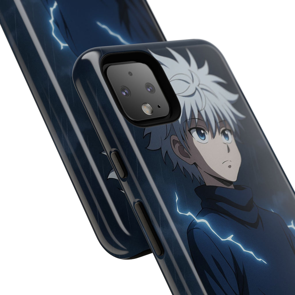 Anime Phone Case Featuring Lightning Design,
