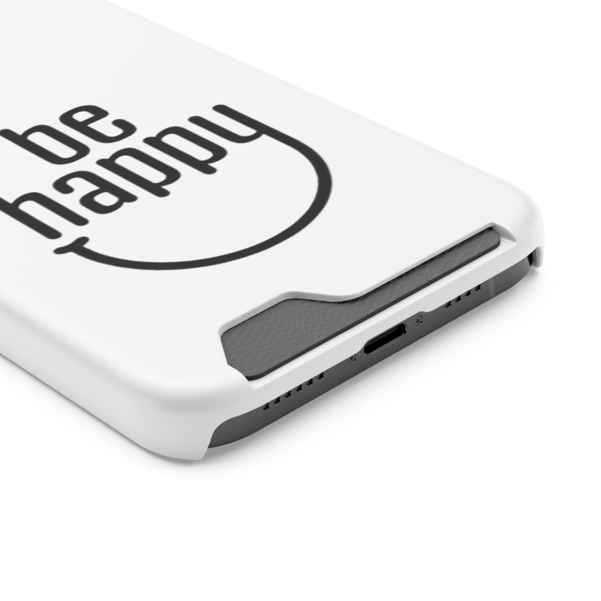 Minimal White Wallet Phone Case