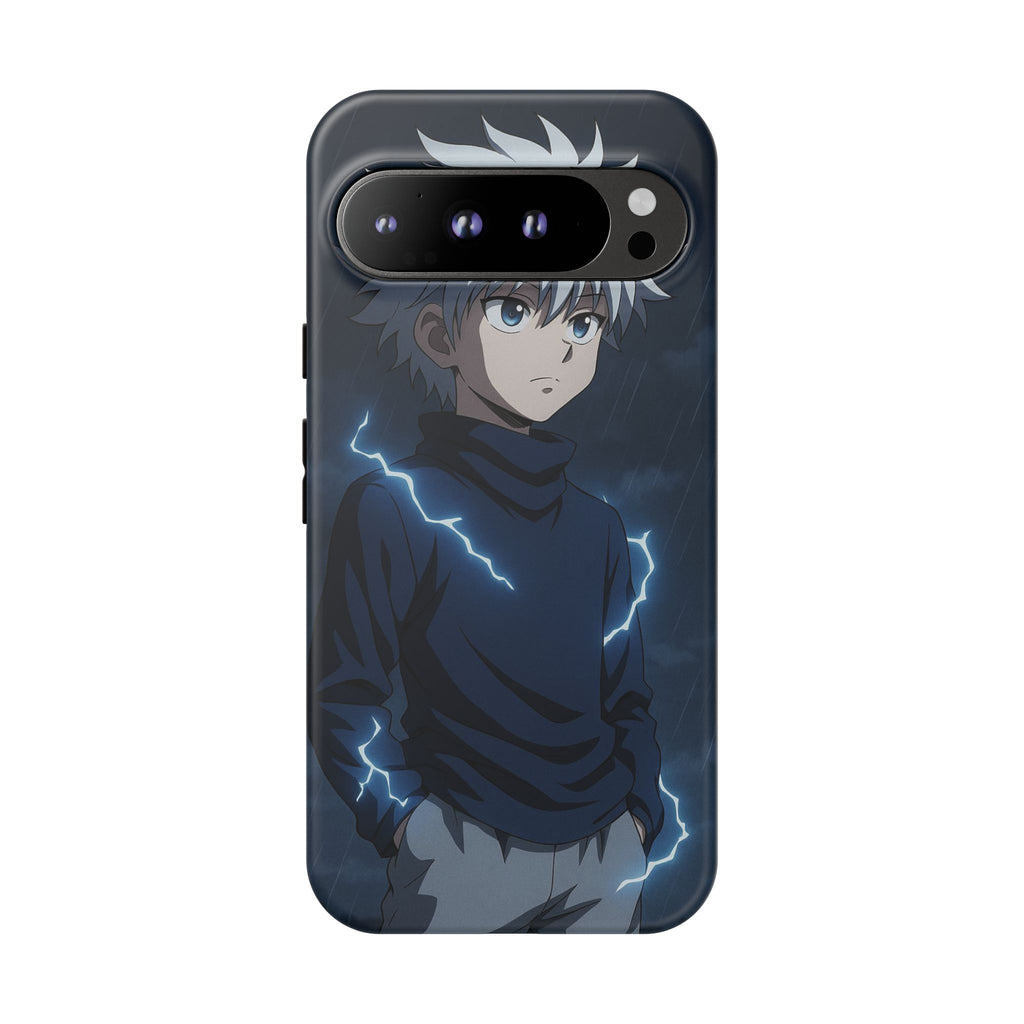 Anime Phone Case Featuring Lightning Design,