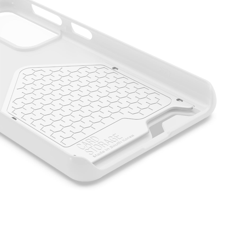 Minimal White Wallet Phone Case
