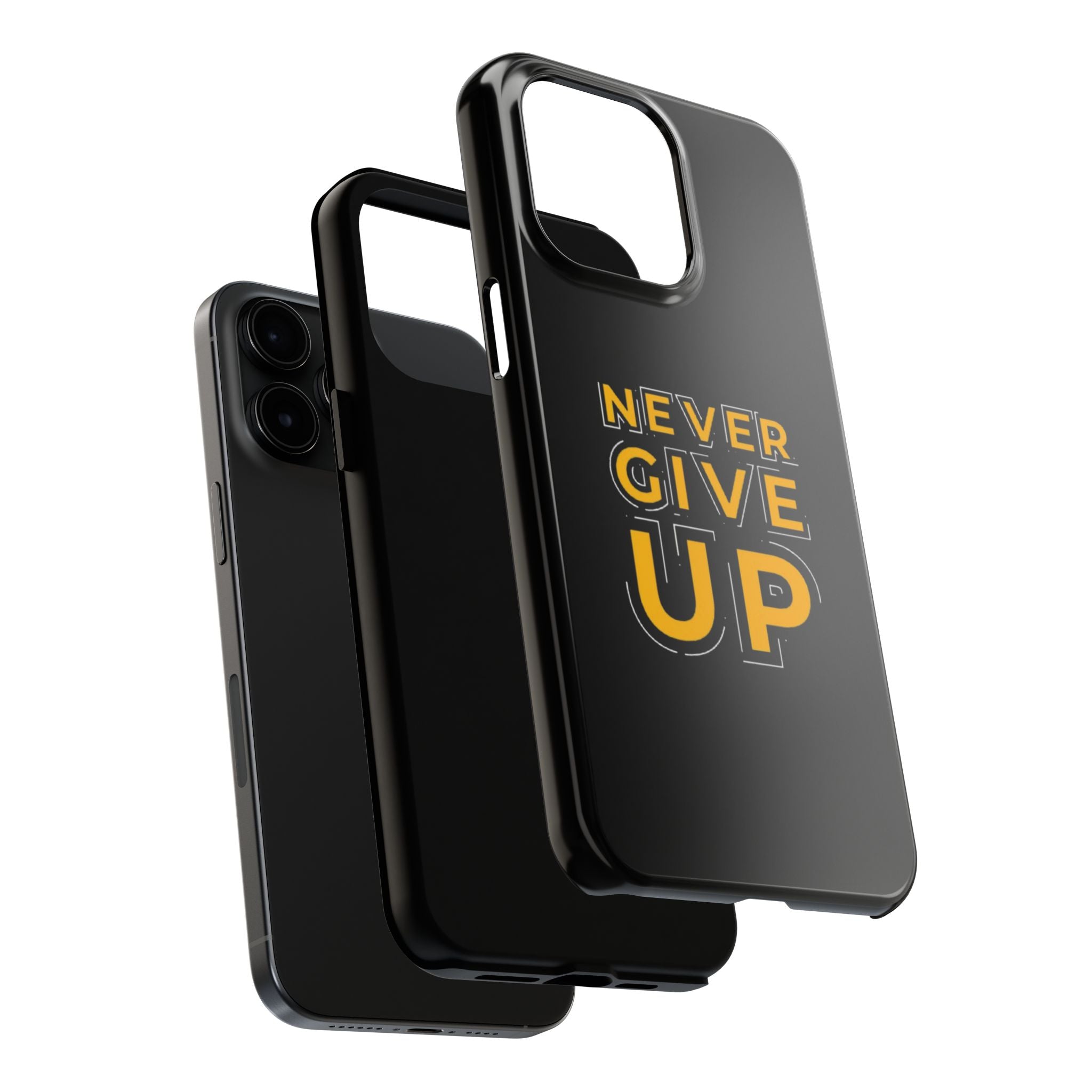 Never Give Up Tough Phone Cases | Motivational Gift for Him or Her, Phone Covers, Inspirational Accessories, Custom Mobile Cases, [...]