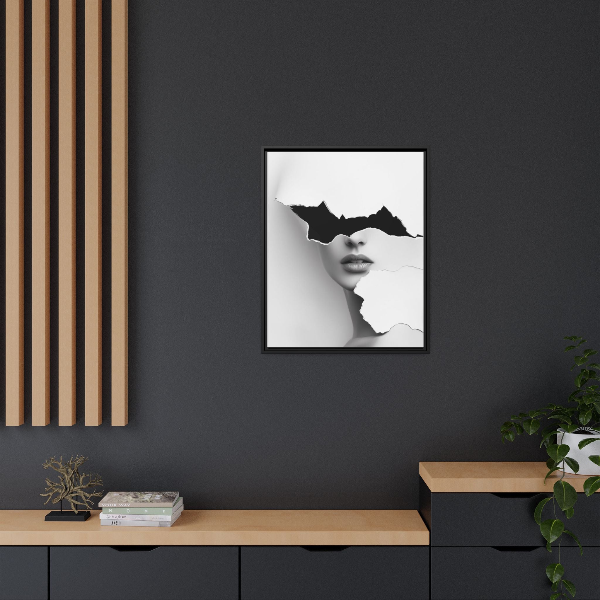 Matte Canvas, Framed (Multi-color)