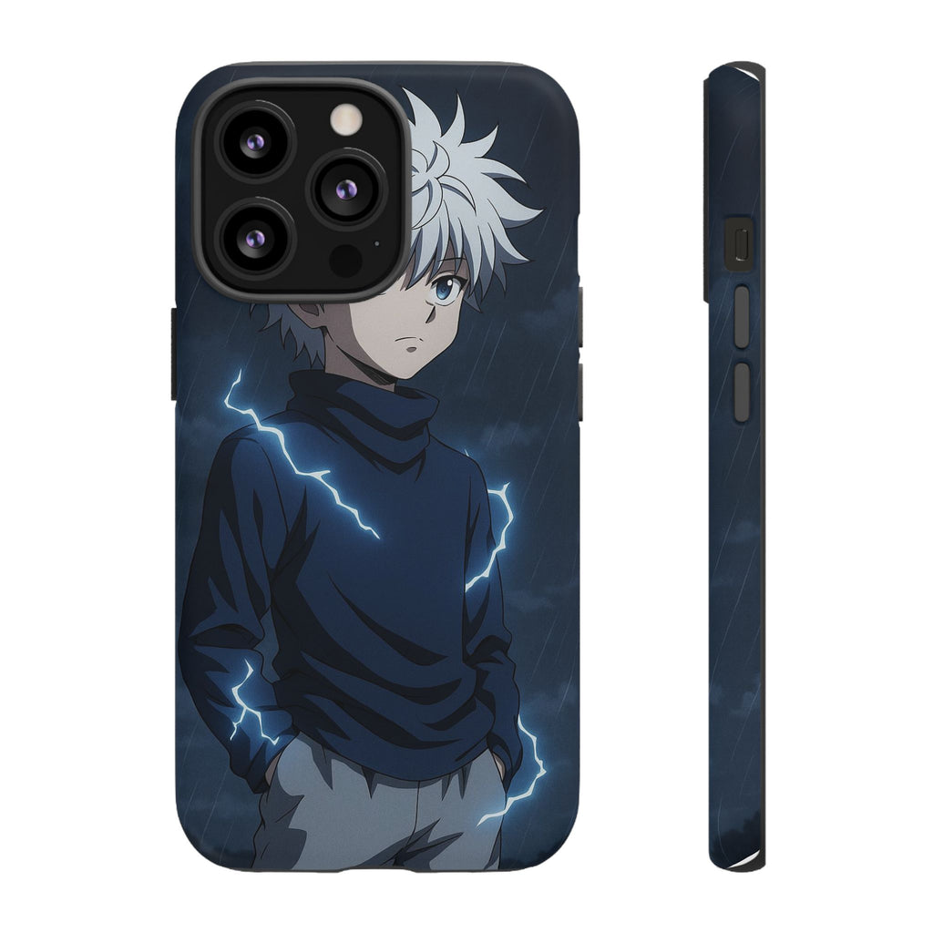 Anime Phone Case Featuring Lightning Design,