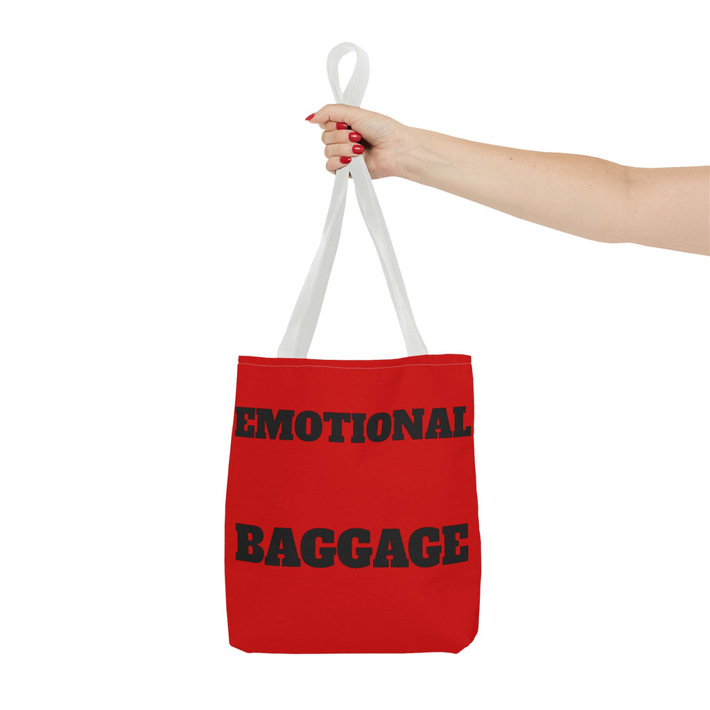 Emotional Baggage Tote Bag — Red Statement Shopper