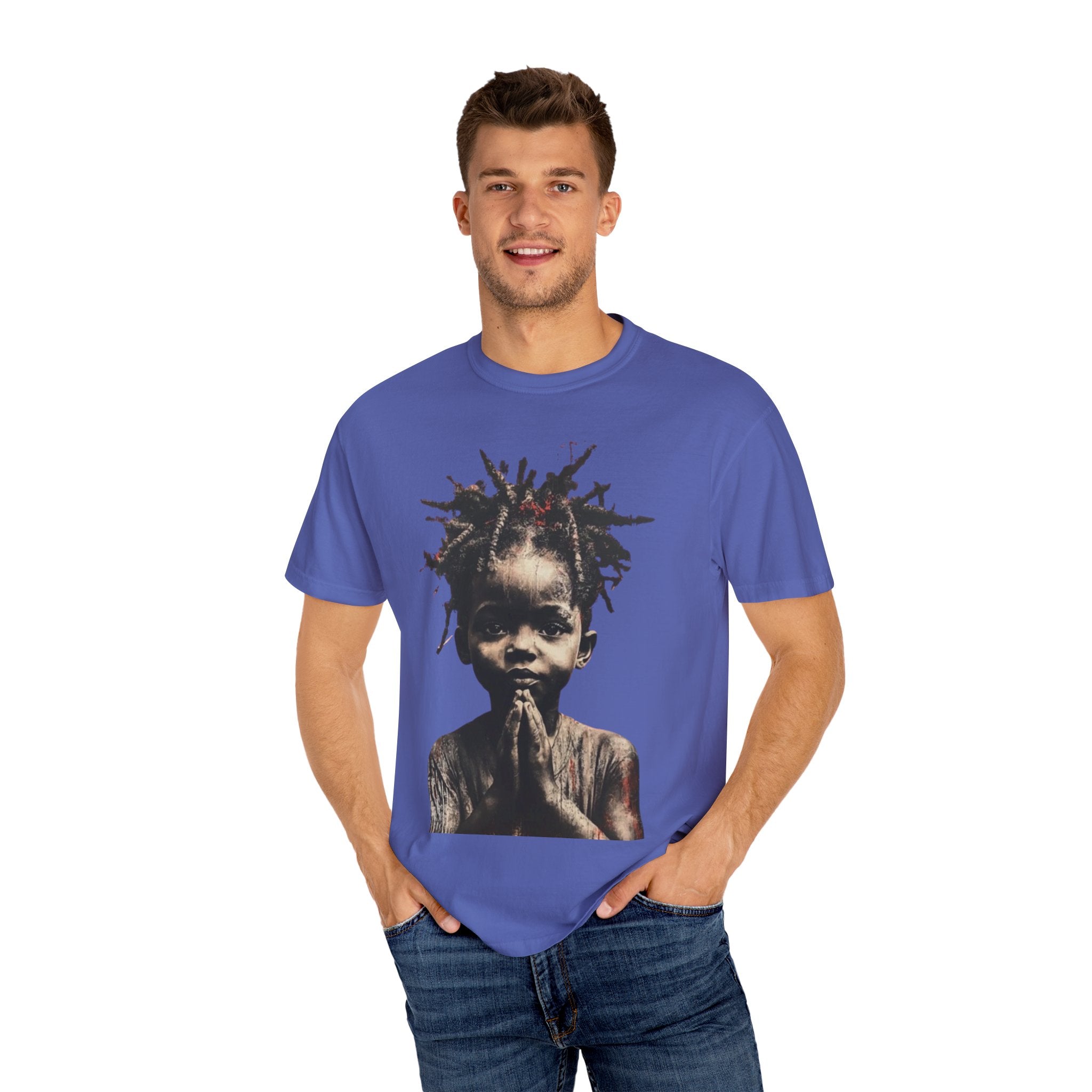 Artistic Unisex T-Shirt with Unique Design, Casual Wear, Gift for Art Lovers, Statement Tee, Bohemian Style