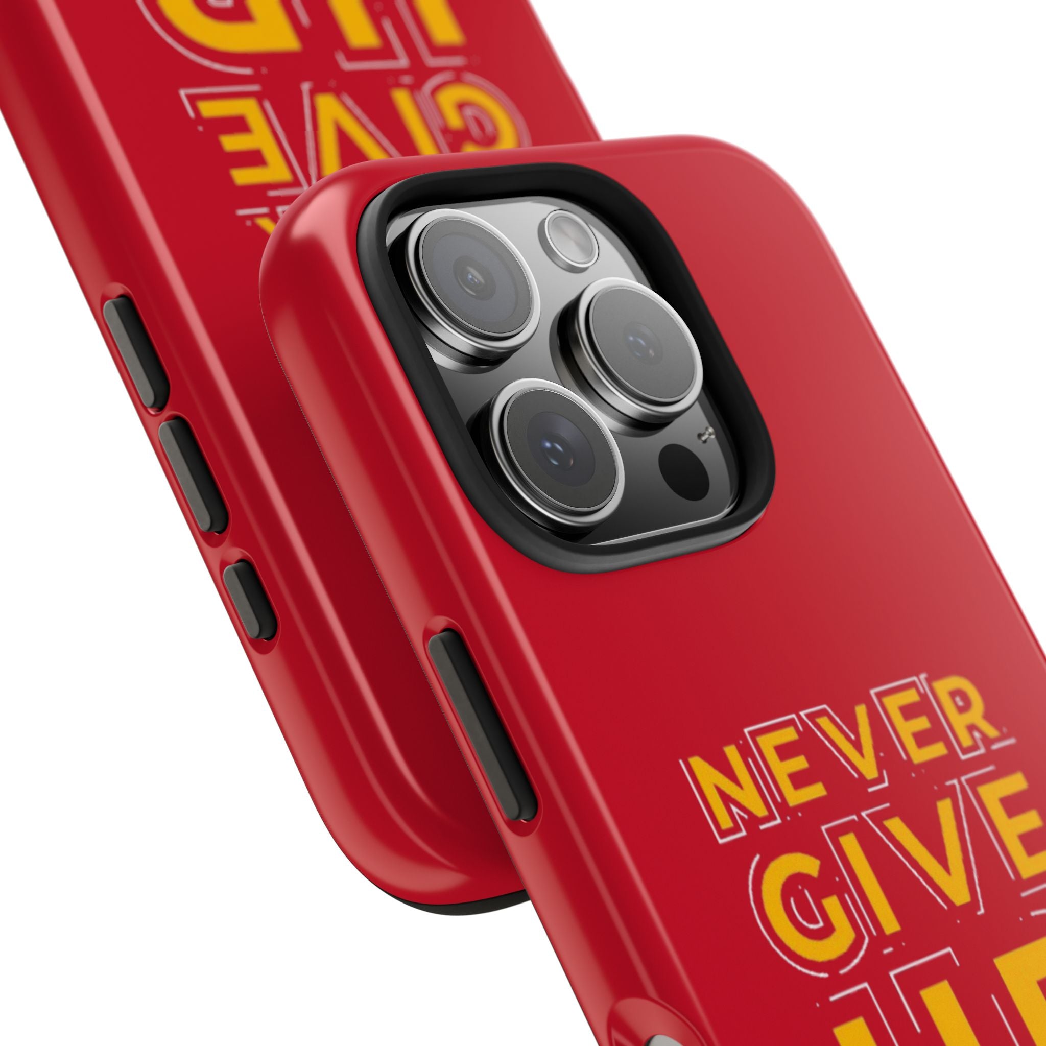 Never Give Up Tough Phone Cases – Motivational, Durable, Perfect for Gifts, Everyday Use, Inspirational Decor