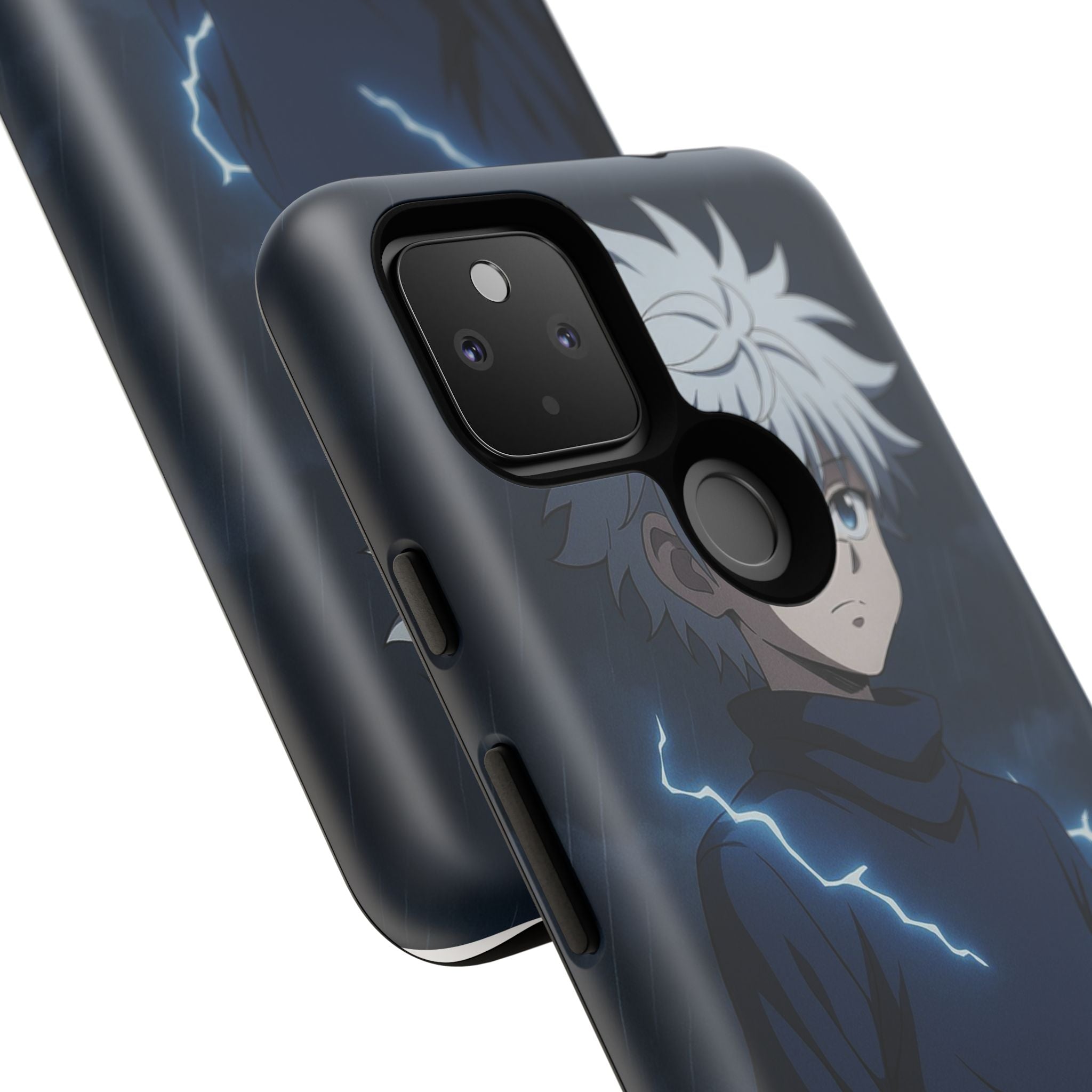 Anime Phone Case Featuring Lightning Design,